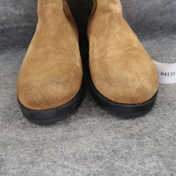 Urban Outfitters Shoes Womens 9 Bootie Fashion Leather Double Zip Moto Lifestyle - Picture 4 of 16